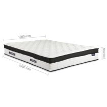 Silvis Cloud Pocket Sprung Double Mattress In White