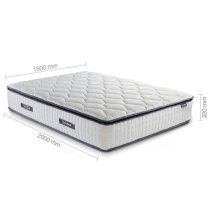 Silvis Bliss Memory Foam King Size Mattress In White