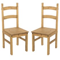 Consett Wooden Square Dining Table With 2 Chairs In Oak