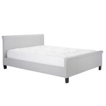 Stratos Fabric Double Bed In Grey