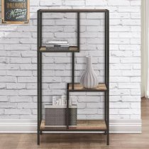 Urbana Wooden Medium Shelving Unit In Rustic