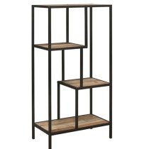 Urbana Wooden Medium Shelving Unit In Rustic