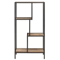 Urbana Wooden Medium Shelving Unit In Rustic