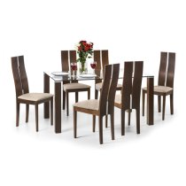 Calandra Solid Beech Dining Chair In Pair