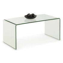 Acelynn Bent Glass Coffee Table