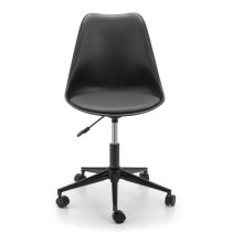 Edolie PU Fabric Office Chair In Black