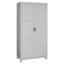 Carvers Wooden Storage Cabinet In Grey And Oak