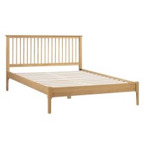 Callia Wooden King Size Bed In Oak