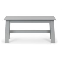 Kalare Wooden Dining Bench In Lajitar Grey