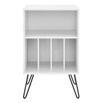 Catoosa Wooden Office Cabinet White 2 Shelves In White