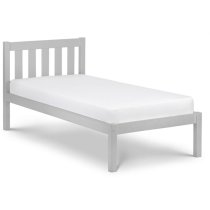 Lajita Wooden Single Bed In Dove Grey