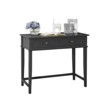 Franklyn Wooden Laptop Desk With 2 Drawers In Black