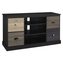 Maraca Wooden TV Stand Small In Black