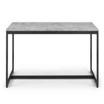 Salome Wooden Dining Table In Concrete Effect