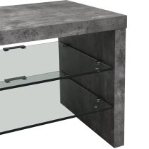 Staten Metal Set Of 3 Nesting Tables In Concrete Effect