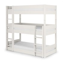 Taigi Wooden Bunk Bed In Surf White