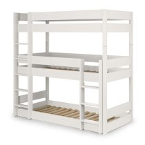 Taigi Wooden Bunk Bed In Surf White