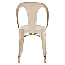 Dschubba Metal Dining Chair In Champagne