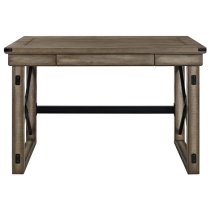 Wildwoods Wooden Laptop Desk In Rustic Grey