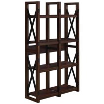 Welwyn Wooden Bookcase In Espresso