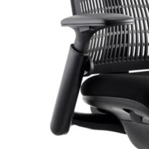 Flex Task Headrest Office Chair In Black Frame With Black Back