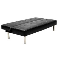 Vumba PVC Sofa Bed In Black