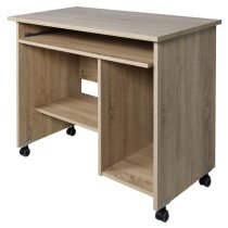 Spectral Wooden Computer Desk In Sonoma Oak