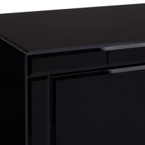 Kensick Wooden Sideboard With 2 Doors And 1 Drawer In Black