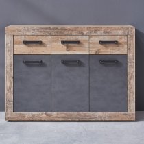 Tailor Wooden Medium Sideboard In Pale Wood And Matera