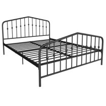 Brunswick Metal Double Bed In Black