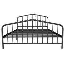 Brunswick Metal Double Bed In Black