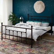 Manalo Metal Double Bed In Bronze