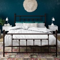 Manalo Metal Double Bed In Bronze