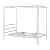 Modena Metal Canopy Double Bed In White