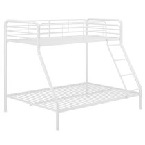 Burg Metal Children Double Bunk Bed In White