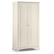 Adilet Wardrobe In White With 2 Doors