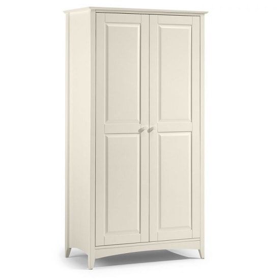 Adilet Wardrobe In White With 2 Doors