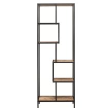 Urbana Wooden Tall Shelving Unit In Rustic