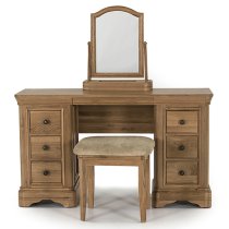 Carman Wooden Dressing Table In Natural