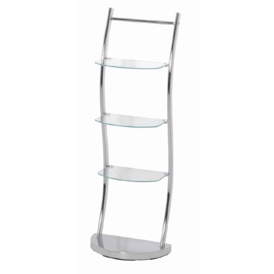 Chrome Bathroom Display Shelving Stand