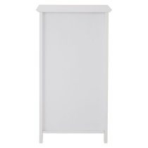 Partland Wooden Floor Standing Bathroom Storage Cabinet In White