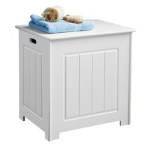 Partland Wooden Bathroom Storage Cabinet In White