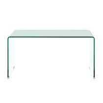 Cascade Rectangular Glass Coffee Table In Clear