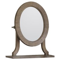 Mestiza Dressing Mirror In Natural Wooden Frame