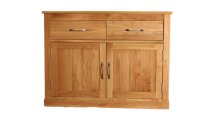 Fornatic Wooden Sideboard In Mobel Oak With 2 Doors 2 Drawers