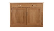 Fornatic Wooden Computer Desk In Mobel Oak With 2 Doors