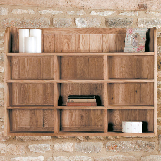 Fornatic Reversible Wall Shelving Unit In Mobel Oak