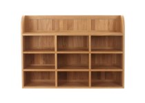 Fornatic Reversible Wall Shelving Unit In Mobel Oak