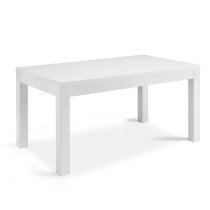 Lorenz Dining Table In Gloss White With 6 White Cexa Chairs