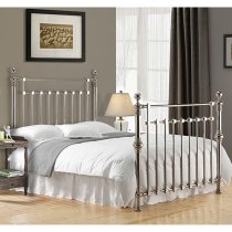 Edward Metal Double Bed In Chrome